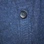 $208 New BCBG Max Azria Navy Blue 100% Wool Knit Cardigan Sweater XS