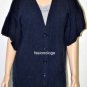 $208 New BCBG Max Azria Navy Blue 100% Wool Knit Cardigan Sweater XS