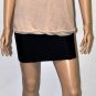 $318 New BCBG Max Azria Beige Silk Cashmere Mesh Sweater Top S