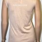 $318 New BCBG Max Azria Beige Silk Cashmere Mesh Sweater Top S