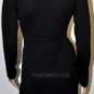 $218 New BCBG Max Azria Black Silk Blend Knit Sweater Dress S