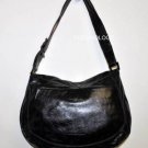 $348 New BCBG  Max Azria Black Leather Hand Shoulder Bag Purse M