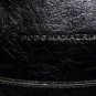 $348 New BCBG  Max Azria Black Leather Hand Shoulder Bag Purse M