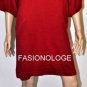 $218 New BCBG Max Azria Rouge Silk Cashmere Blend .Red Sweater Dress M