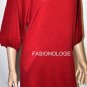 $218 New BCBG Max Azria Rouge Silk Cashmere Blend .Red Sweater Dress M