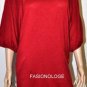 $218 New BCBG Max Azria Rouge Silk Cashmere Blend .Red Sweater Dress M