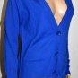 $228 New BCBG Max Azria Larkspur Blue 100% Merino Wool Cardigan Sweater M