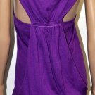 $198 New BCBG Max Azria Silk Knit Dregal Blue Banded Sweater Dress M