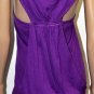 $198 New BCBG Max Azria Silk Knit Dregal Blue Banded Sweater Dress M