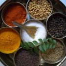 Indian Spice Box - DELUXE Masala Dabba with Clear see thru lid!