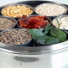 Indian Spice Box Organizer with 7 Indian Single Spices