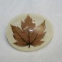 Vintage Maple Leaf in Lucite Brooch