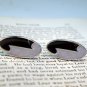 Vintage SWANK Textured & High Polished Silver Tone Men's Cufflinks