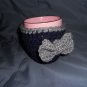 Grey Bowtastic Mug Cozy/ Coaster
