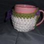 Purple Bowtastic Mug Cozy/ Coaster