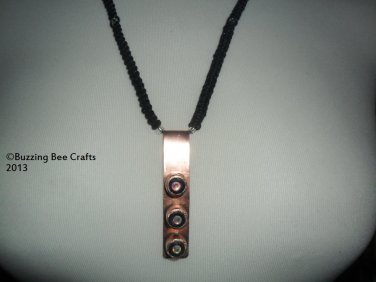 Copper and Swarovski Necklace