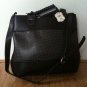 Ladies Black Faux Leather Tote Shopper Handbag