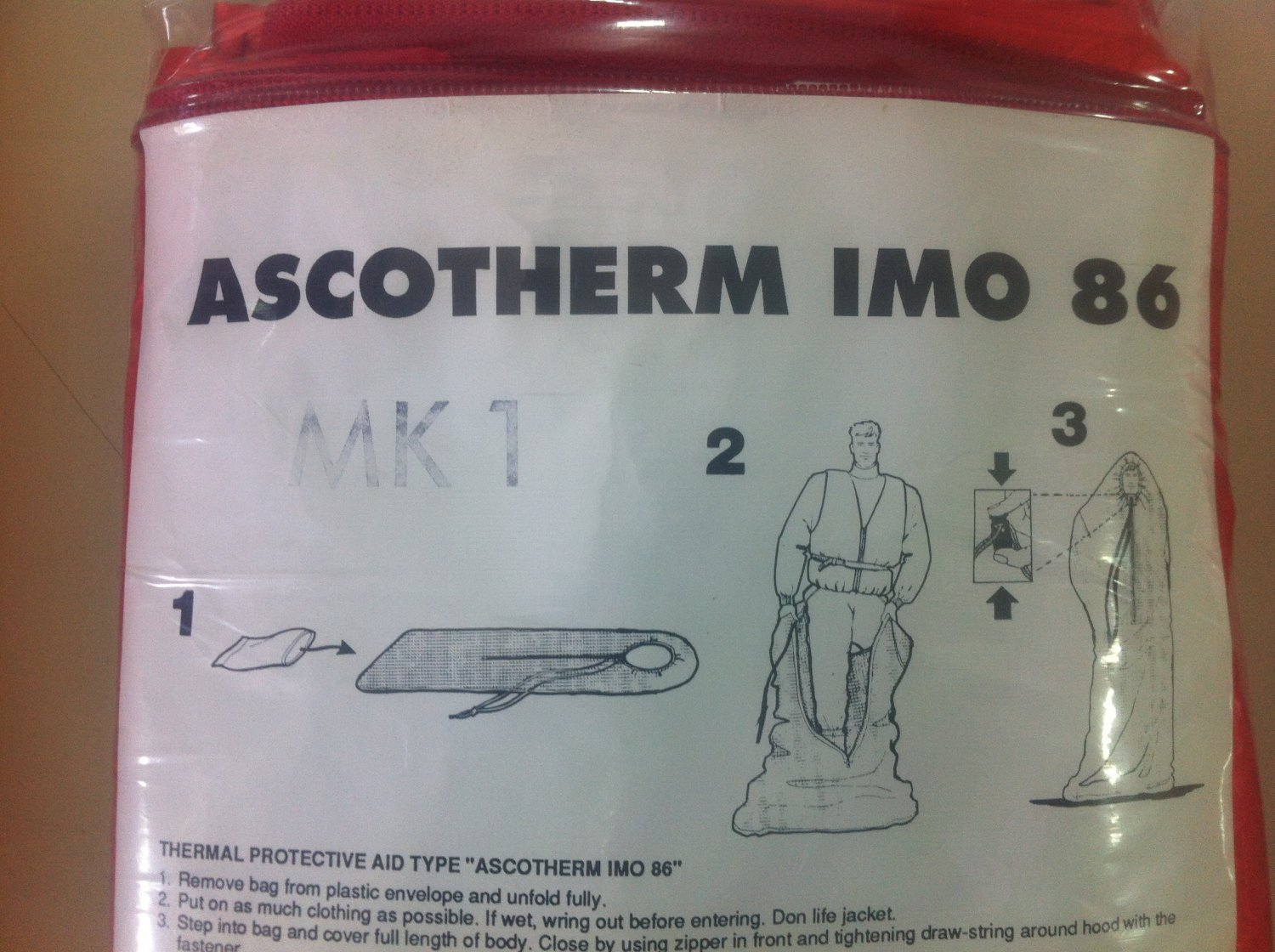 Set of 3 AscoTherm IMO86 Thermal Protective Aid