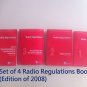 Complete Set of Radio Regulation Edition of 2008 Publication.( 4 Books )