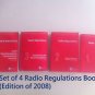 Complete Set of Radio Regulation Edition of 2008 Publication.( 4 Books )