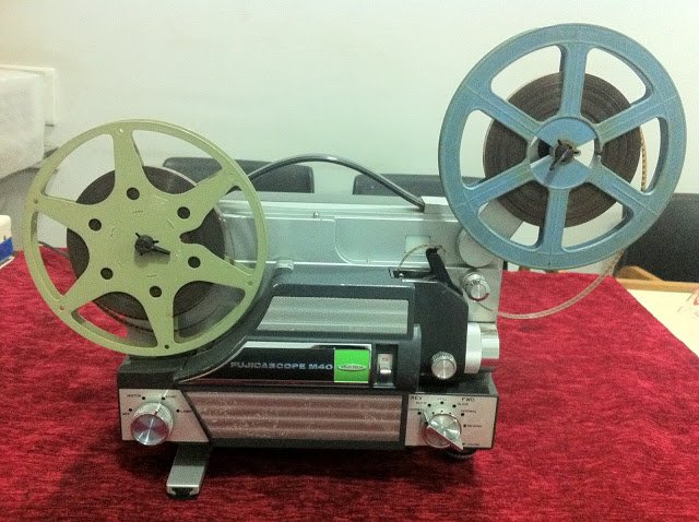 Vintage Fujicascope M40 8 mm Movie Projector in working conditions.