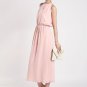 Pink Halter Tea Dress with Draw String Waist RM37