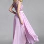Violet Lace Chiffon Maxi Dress with Bead Embellishment RM50