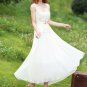 White Sunflower Lace Peplum Maxi Dress with Free Slip RM72