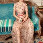 Dusty Rose Pink Floral Embroidered Maxi Dress RM102
