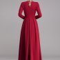 Long Sleeve Red Maxi Dress RM372