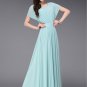 Pale Turquoise Maxi Dress with Dolman Sleeves RM435
