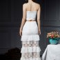 Layered White Lace Maxi Dress and Top RM440