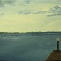 11x14 River in Late Hour Oil on Canvas NOT A PRINT