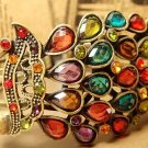 Peacock Rhinestone bracelet
