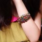 Peacock Rhinestone bracelet