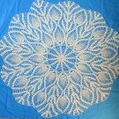 #196 Hand Made Crocheted Yellow Pinapple - 34" Round