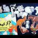 What If?  aka Baa Moo What Will We Do? 11pc Felt Story