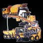 Construction Vehicle 10-pc Flannel Felt Board Activity Set