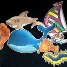 Shark who was Afraid of Everything 6pc Felt Story