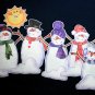 Five Little Snowmen 11-pc Flannel Felt Story