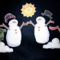 Five Little Snowmen 11-pc Flannel Felt Story