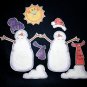 Five Little Snowmen 11-pc Flannel Felt Story