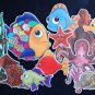 The Rainbow Fish Storytelling Educational Activities Flannel Felt Board Story 11-pc