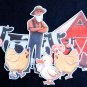 Click Clack Moo Cows that Type 17-pc Flannel Felt Story