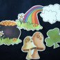 Five Little Leprechauns 9-pc Flannel Felt Story