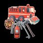 Firefighter Gets Dressed 23-pc Felt Set