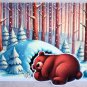 Bear Snores On 16-pc Flannel Felt Board Story