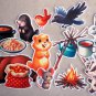 Bear Snores On 16-pc Flannel Felt Board Story