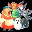 An Old Lady who Swallowed a Bat 9-pc Felt Story