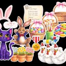 Pete the Cat Big Easter Adventure 14-pc Flannel Felt Story Pete the Cat Big Easter Adventure 14-pc Flannel Felt Story